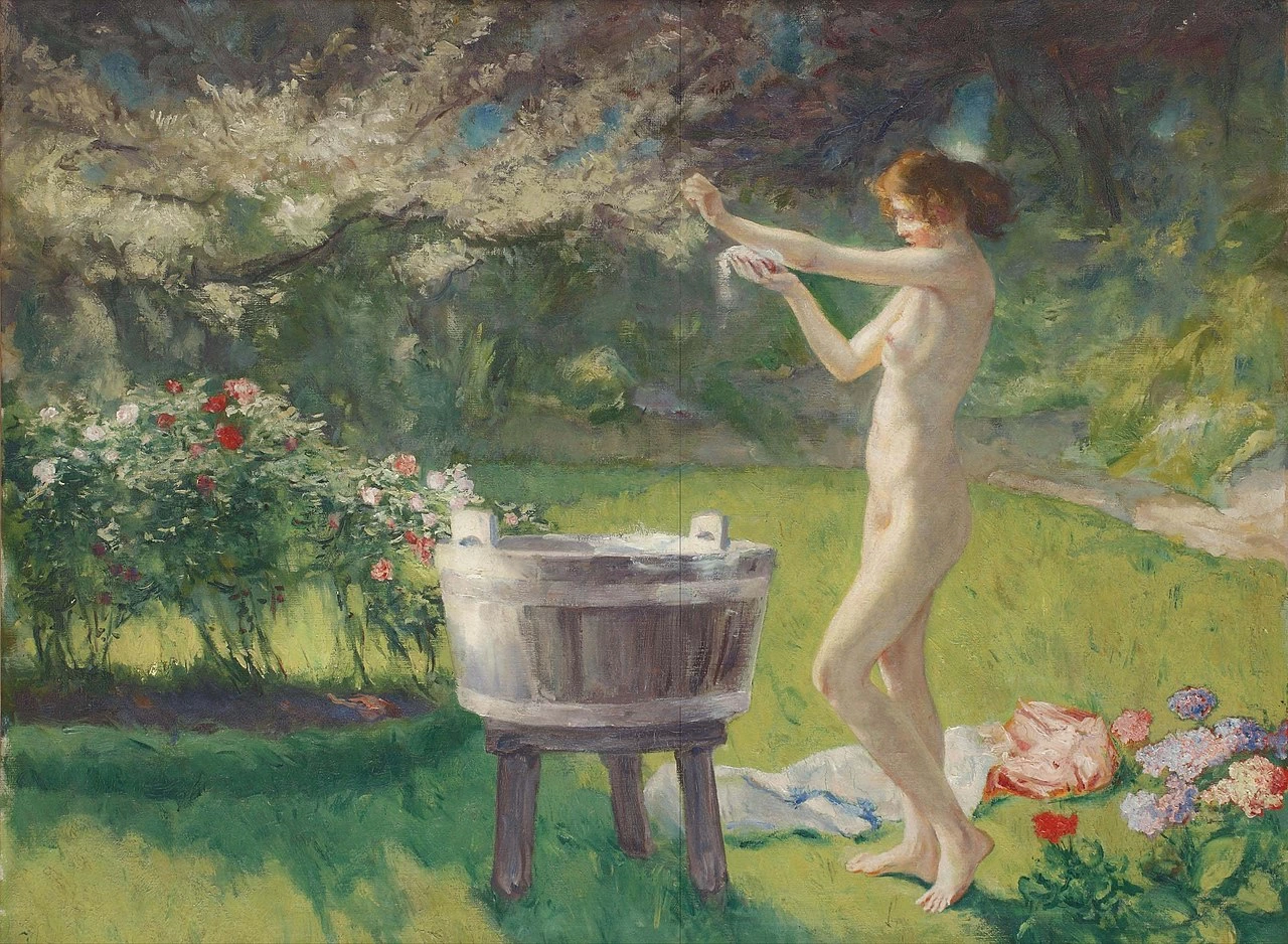 Bagno in giardino